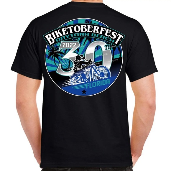 Shirts 222 Biketoberfest Daytona Beach Official Logo Tshirt Nwt Large Shirts 222 Biketoberfest Daytona Beach Official Logo Tshirt Nwt Large